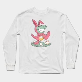 Easter t rex Long Sleeve T-Shirt